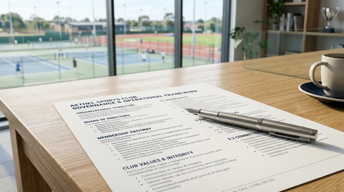 Règlement intérieur club sportif amateur : comment rédiger un document solide